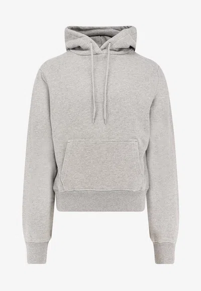 Entire Studios Drawstring Hooded Sweatshirt In Brown