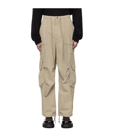 Entire Studios Drawstring Overalls In Nude