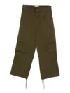 Entire Studios Drawstring Pocket Trousers In Green