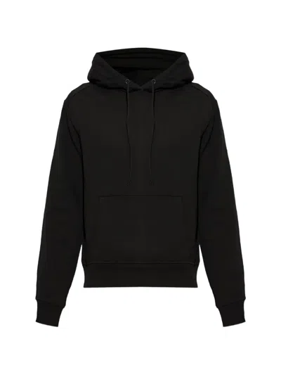 Entire Studios Drawstring Pouch-pocket Hoodie In Black