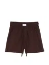 Entire Studios Drawstring Shorts In Brown