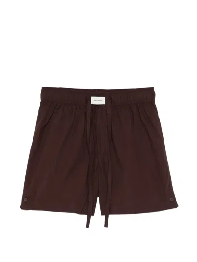 Entire Studios Drawstring Shorts In Brown
