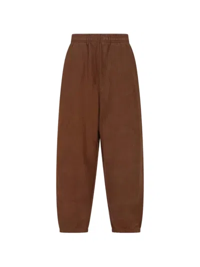 Entire Studios Drawstring Trousers In Brown