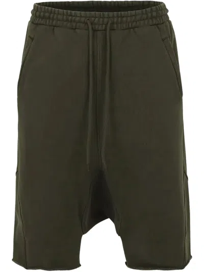 Entire Studios Drawstring Waist Bermuda In Green