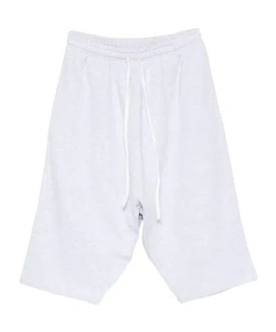 Entire Studios Drawstring Waist Shorts In White
