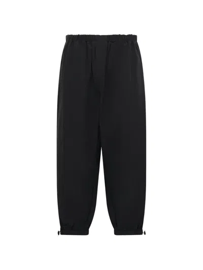 Entire Studios Drawstring-cuff Trousers In Black