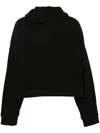 Entire Studios Drop-shoulder Cotton Hoodie In Black
