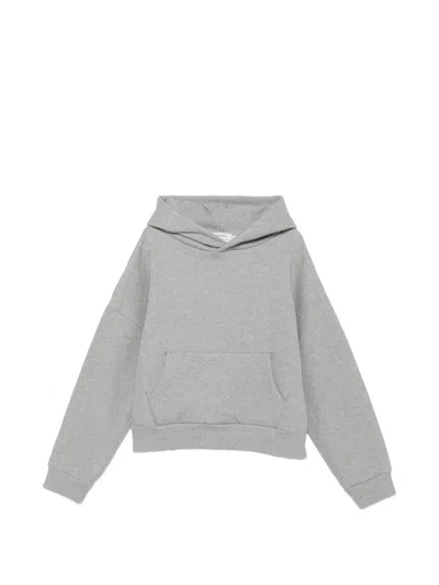 Entire Studios Drop-shoulder Pouch-pocket Hoodie In Gray