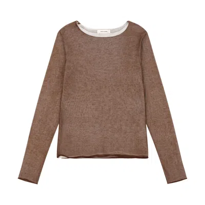 Pre-owned Entire Studios Duplex Knit 'himalaya' | Brown | Men's Size M/l