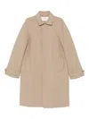 Entire Studios Beige Duster Trench Coat In Braun