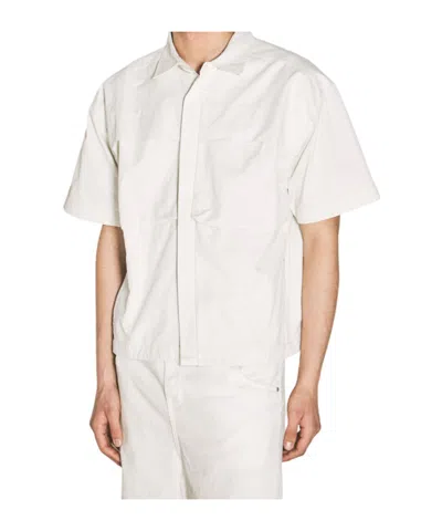 Entire Studios Duty Short Sleeved Shirt In Beige