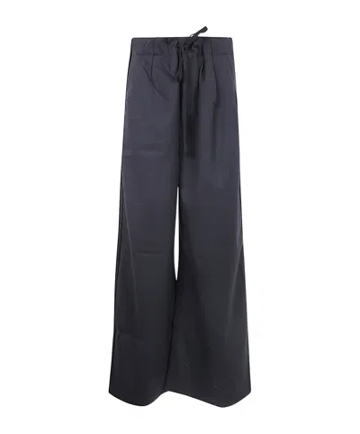 Entire Studios Elastic Waist Casual Pants In Black