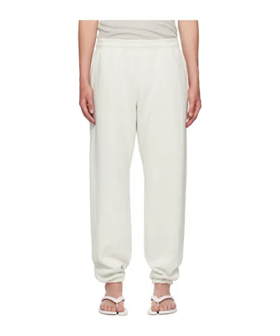 Entire Studios White Full Sweatpants In Mineral
