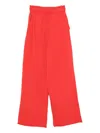 Entire Studios Elastic-waistband Side-pocket Pants In Red