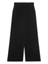 Entire Studios Elastic-waistband Wide-leg Trousers In Black