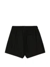 Entire Studios Elasticated Mini Shorts In Black