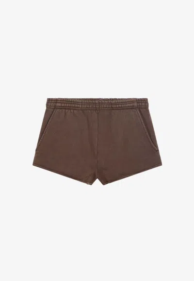 ENTIRE STUDIOS ELASTICATED MINI SHORTS