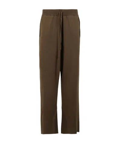 Entire Studios Elasticated Straight-leg Pants In Brown