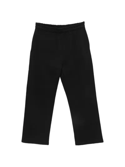 Entire Studios Elasticated Straight-leg Track Pants In Black