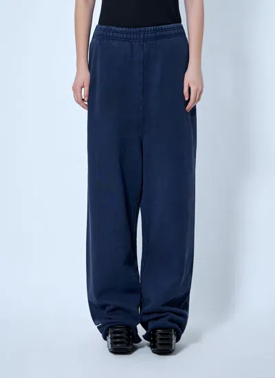 Entire Studios Elasticated Waist Relaxed Trousers In Blue