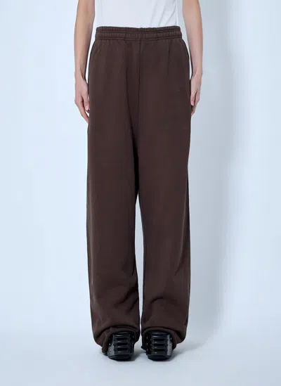 Entire Studios Elasticated Waist Relaxed Trousers In Brown