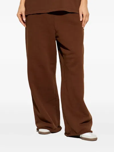 Entire Studios Elasticated-waistband Trousers In Brown