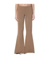 Entire Studios Elasticated-waist Flared Trousers In Brown