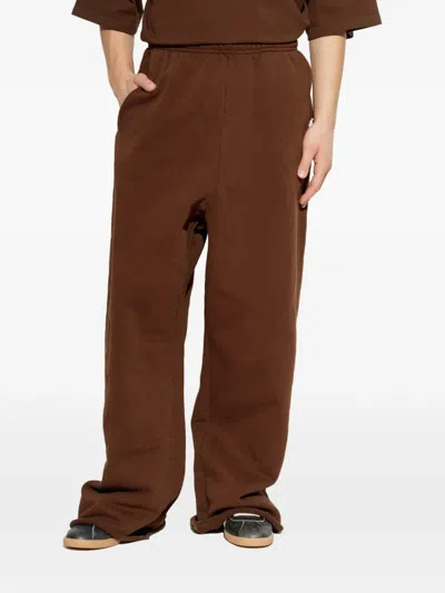 Entire Studios Elasticated-waist Track Pants In Brown