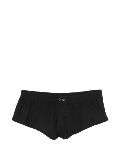 Entire Studios Elasticated-waistband Shorts In Black