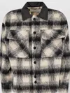 Entire Studios Check-pattern Wool-blend Shirt Jacket In Multi