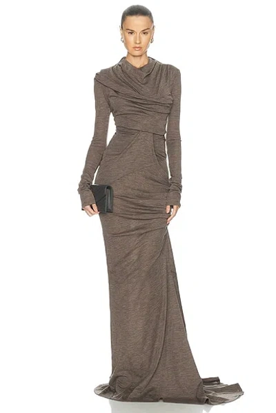 Entire Studios Encase Dress In Brown