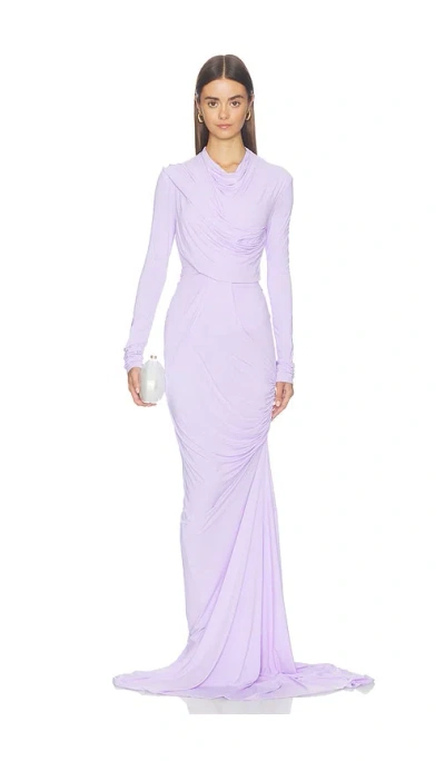 Entire Studios Encase Dress In Purple