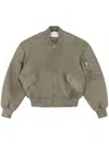 Entire Studios Broad Bomber Jacket In Green