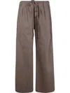 Entire Studios Cinch Wide-leg Trousers In Gray
