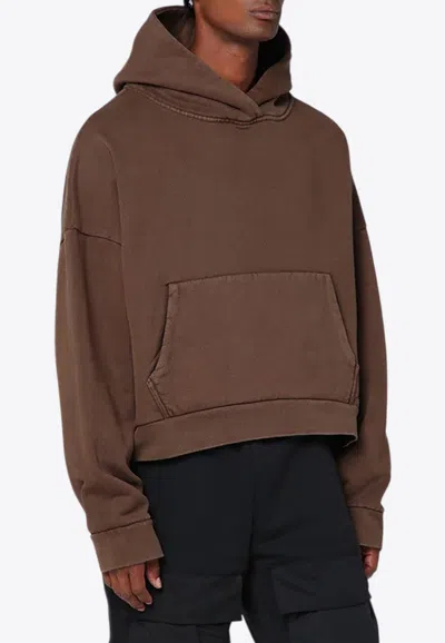 Entire Studios Essential Oversized Hoodie In Brown