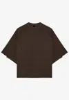 Entire Studios Essential Oversized Jersey T-shirt In Brown