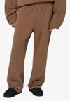 Entire Studios Mens Dune Straight-leg Relaxed-fit Cotton Jogging Bottoms Xl In Brown