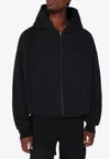 Entire Studios Essential Zip-up Sweatshirt In Black