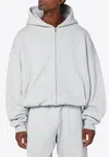 Entire Studios Essential Zip-up Sweatshirt In Gray