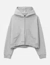 Entire Studios Gray Eternal Zip Hoodie In Neutral