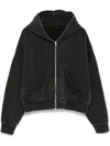 Entire Studios Eternal Zip Hoodie In Black