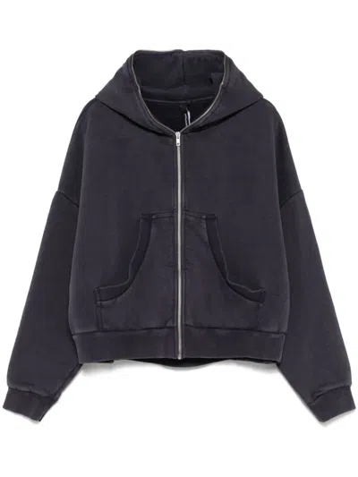 Entire Studios Eternal Zip Hoodie In Ink