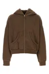 Entire Studios Oversize Cotton Sweatshirt With Hood And Kangaroo Pockets
