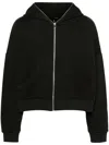 Entire Studios Eternal Zip Hooded Sweatshirt In Soot