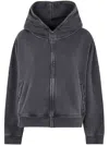 Entire Studios "eternal" Zip Sweatshirt In Gray