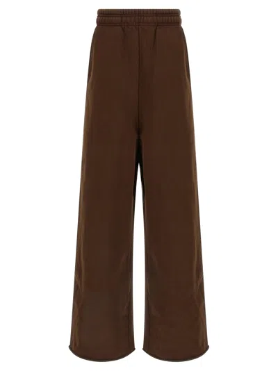 Entire Studios Extra Wide Gampa Joggers In Brown
