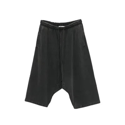 Entire Studios Faded Drop-crotch Shorts In Purple