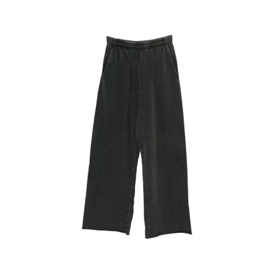 Entire Studios Faded-effect Elasticated-waist Track Pants In Black