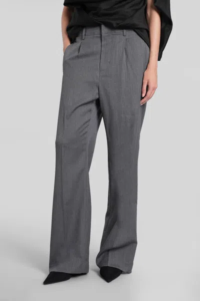 Entire Studios Father Suiting Pants In Grey Wool In Gray