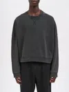 Entire Studios Felpa Box Crew Washed Black In Brown